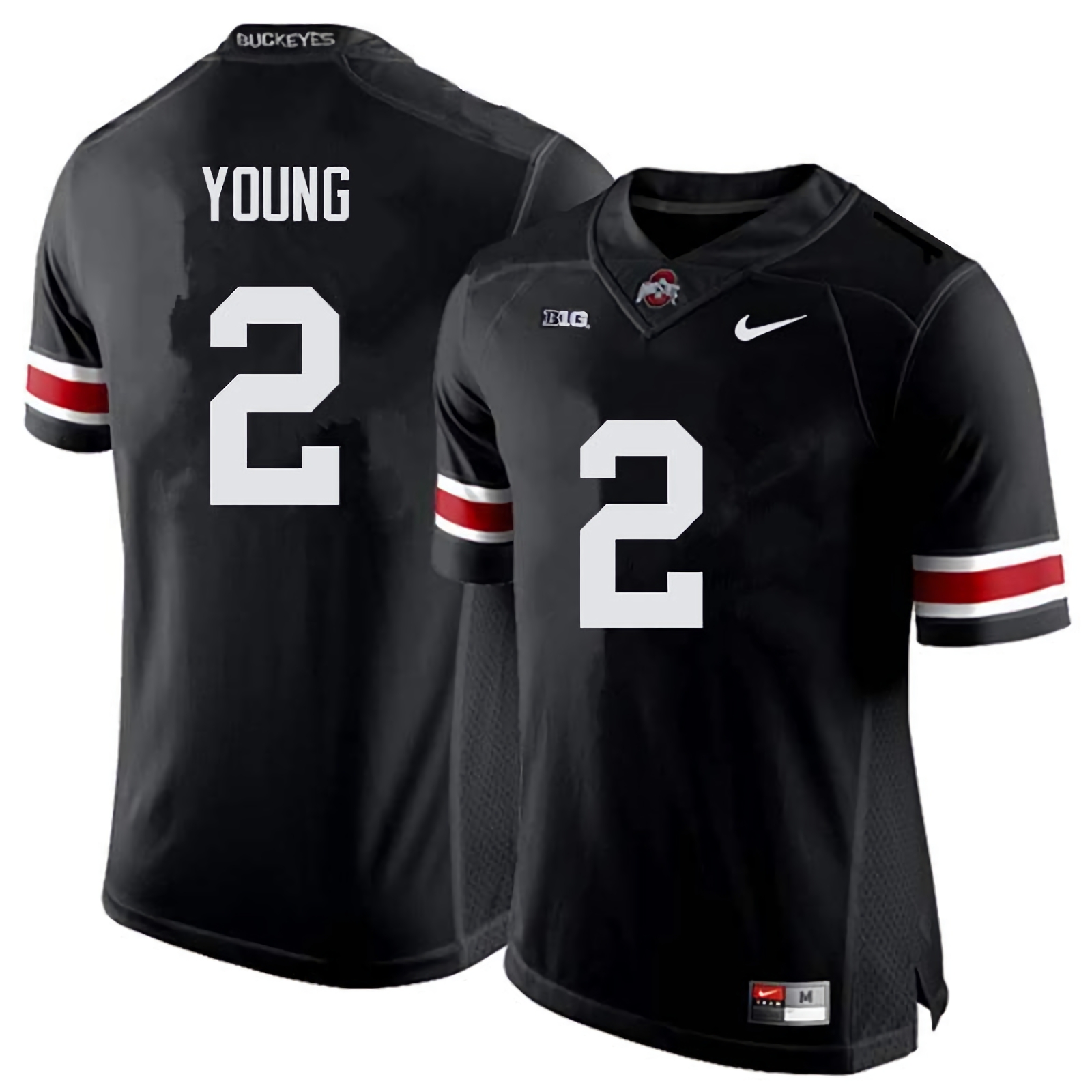 Chase Young Ohio State Buckeyes Men's NCAA #2 Nike Black College Stitched Football Jersey WUT5056QB
